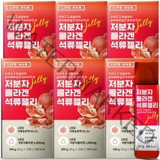 라이프허브 저분자콜라겐 석류젤리, 15개입, 6세트