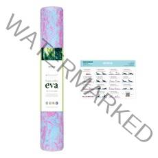 앤드어스 EVA 원형 폼롤러 + 운동포스터, 마블핑크