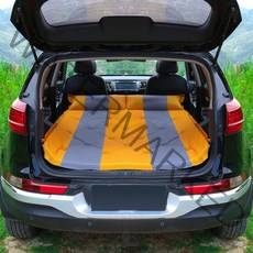 차박매트 평탄화 차박 에어매트 SUV Prado 횡포 하이랜더 rav4 Cool, 3cm 점선 얇은 부분오렌지 그레이 직선 모서리