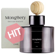 몽때리 세레니테 차량용 방향제 자동차 디퓨저 120ml, 블랙체리