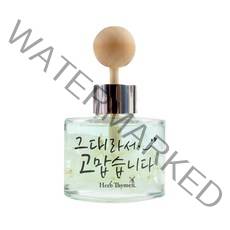 허브타임 플라워 차량용 디퓨저 120ml, 퓨어 아쿠아, 1개