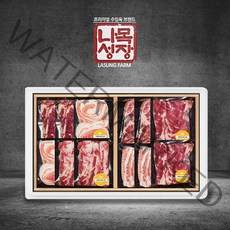 (나성목장) 바로배송 스페인 귀족흑돼지 이베리코 베요타 선물세트 5호(목살+갈비살+항정살+악어살+황...