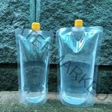 스파우트파우치[500ml 800ml] 육수팩 소스팩 소분용기, 100매