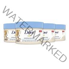 Dove 도브 바디스크럽 마카다미아 라이스밀크 298G 4팩