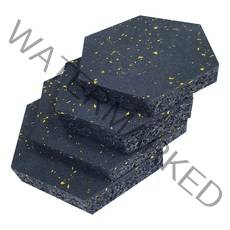 EDTC 트램폴린 매트 층간소음 소음방지매트 헬스장바닥재 헥사매트, 헥사매트(2+2행사 4개입)(1.5cm /M)