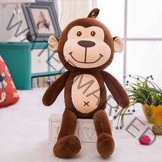 BAZA 생일 선물 원숭이 인형 브라운 40-80cm, 60cm