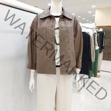 막스카라 투포켓 레쟈 인조가죽 쟈켓 M23TWJ800