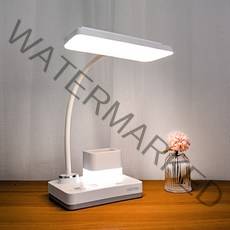 디디리빙 LED 무선 스탠드 조명, 화이트 DD-04