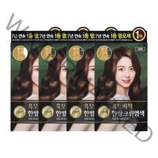 리엔 흑모비책크림 염색약 120g 밝은갈색 x4개