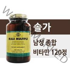솔가 종합비타민, 120t, 남성 종합비타민 1개