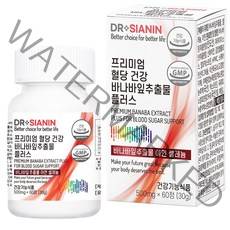 닥터시아닌 프리미엄 혈당 건강 바나바잎추출물 플러스, 1개, 60정