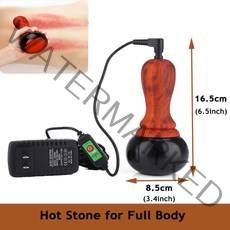 승모근 괄사 하트 마사지 속살 바디 두피 지압 electric hot gua sha 백, 110v-240v-eu 플러그, 몸을 위한 돌
