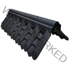 양면 플라스틱 기와 한옥 기왓장 타일 1m 인테리어