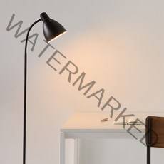 마켓비 RUSTA 장스탠드 E26 KS1322F, 블랙