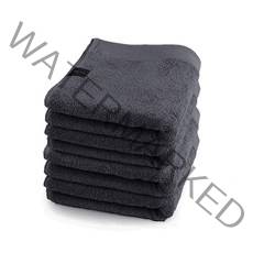 프라우반 프리미엄 호텔 페이스타월 650gsm 260g 코마사, 다크그레이, 4개