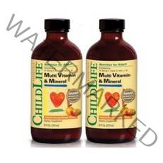 ChildLife Multi Vitamin Mineral 차일드라이프 키즈 액상 멀티비타민 237ml 2병, 1개, 기본