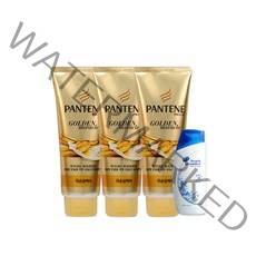 팬틴 극손상케어 트리트먼트 220ml 3p + 샴푸 90ml, 1세트