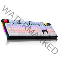 앱코 HACKER K9100 ARC 프리미엄 카일광축 완전방수 LED 게이밍 기계식 키보드, 블랙