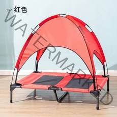 [해외 모두모아]대형 중형 소형 개집 강아지 큰개 실내 하우스 실외 방수 플라스틱 개집, 텐트가 있는 레드, XL-초대형1209024cm