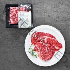 본고기 암소한우 1등급 등심 구이용 (냉장), 200g, 1팩