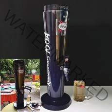 1664 블랑 맥주 타워 디스펜서 홈 파티 집들이 선물, 일반형 3L