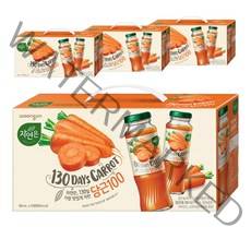 자연은 당근100 주스, 180ml, 48개