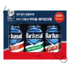 바바솔 쉐이빙크림 283gx3개 면도용품 코스트코, 1팩