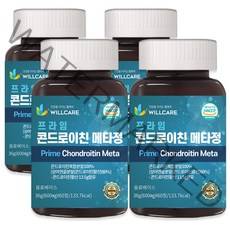 윌케어 초고함량 고밀도 프라임 콘드로이친 메타정 알약, 4병