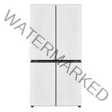 LG전자 디오스 베이직 오브제컬렉션 냉장고 4도어 866L 방문설치, 화이트(냉장실), 화이트(냉동실), M873MWW012S