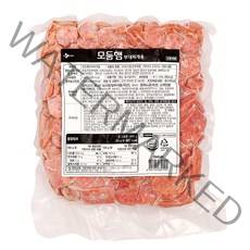 [정연푸드] CJ씨푸드 모듬햄 부대찌개용햄 업소용 대용량 1kg 냉동식품, 1개