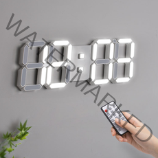 홈플래닛 리모컨 빅 3D LED 벽시계
