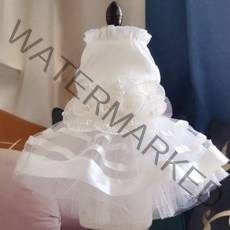 PGMm몰_플라워메쉬 반려동물 웨딩드레스 고양이옷 동물 치마 강아지 묘치마 견옷 묘옷 드레스피지엠pg, a옵션선택M