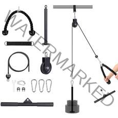 렛풀다운 머신 랫풀다운 삼두 운동 케이블 푸쉬다운 크로스오버 풀다운 등운동, 옵션2