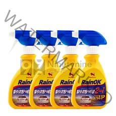 불스원 레인OK 2in1 유리발수코팅제, 300ml, 4개