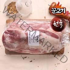 꾼고기 듀록 목살 대용량 원육 1.6kg내외 통목살 폴드포크, 1팩