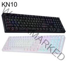 앱코 해커 KN10 PBT키캡 RGB LED 무접점 키보드 블랙 45g
