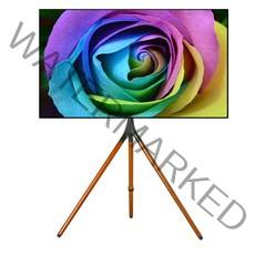 이젤형TV스탠드+네트망/케이블5개+TV선반거치대 삼성LG호환 40~65인치 티비거치대, HMH-64B(블랙)