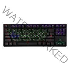 hacker 이중사출 RGB 텐키리스 무접점 게이밍 키보드 55g, KN01, 블랙