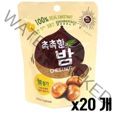 촉촉한 밤 간식, 70g, 20개
