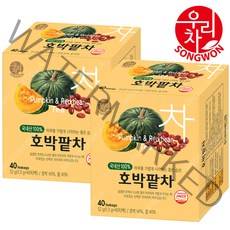 송원식품 호박팥차 40T+40T 호박차 팥차 붓기차 붓기제거 티백