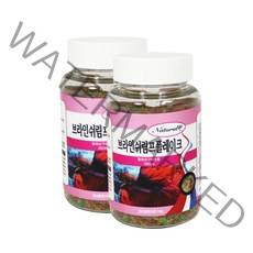 내츄럴한 브라인쉬림프 플레이크 열대어 사료 소, 100ml, 2개
