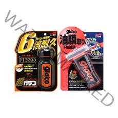 소프트99 글라코 유막제거제 100ml G-47 + 울트라 글라코 장기지속형 유리발수 코팅제 70ml G-19, 1세트