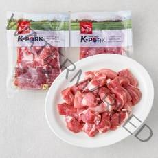 하이포크 목심 한입구이용 (냉장), 500g, 2팩