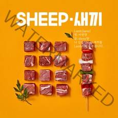 (당일발송) 6개월미만 새끼양꼬치 - 양꼬치구이 양고기 (소스4종무료) SHEEP새끼 캠핑양갈비 양꼬치 캠핑양고기 2인기준