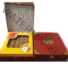 지리산토종꿀농원 벌집꿀 2kg (6개-고가구-보자기)