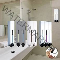 샴푸린스주방세제 물비누디스펜서케이스 부착형 1구, 홈디스펜서 1구 크롬