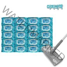NEW 로렌힐스 이지싹싹 물걸레청소포 20팩+밀대 1개, 없음