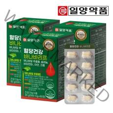 일양약품 혈당건강 바나바리프 식후 혈당케어, 60정, 3박스