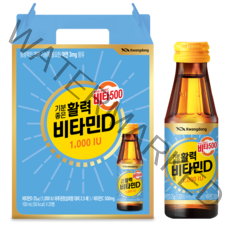 비타500 비타민D 음료 1000 IU, 20개, 100ml