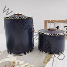 가죽 이소가스 워머 230g 450g 케이스 커버 랜턴 차박 불멍, 네이비 450g